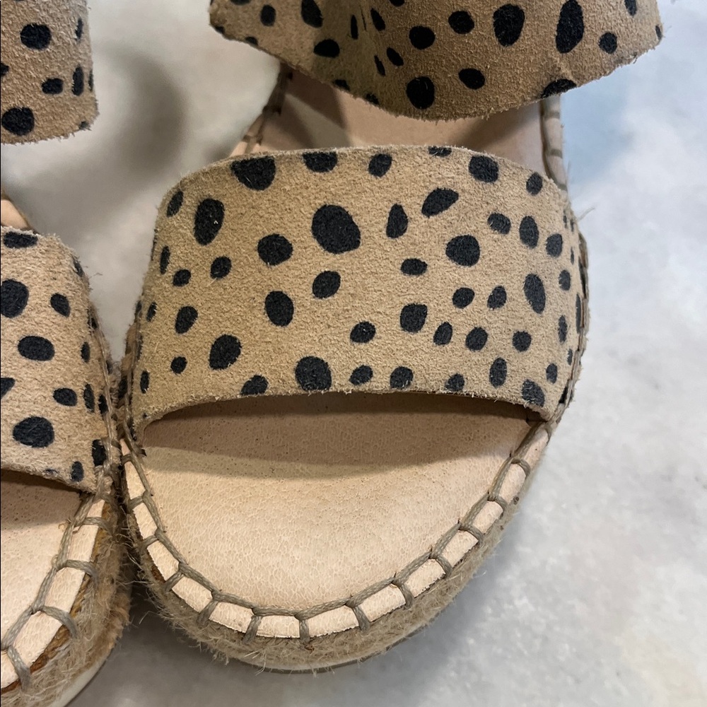 Dolce Vita Mauri Cheetah Espadrille Platform Sandal - size 7.5 - Picture 2 of 5